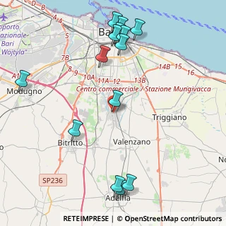 Mappa Via di Venere Domenico, 70129 Bari BA, Italia (5.45857)