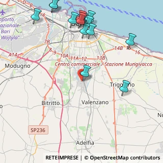 Mappa Via di Venere Domenico, 70129 Bari BA, Italia (5.90143)