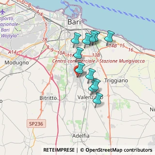 Mappa Via di Venere Domenico, 70129 Bari BA, Italia (3.01909)