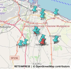 Mappa Via di Venere Domenico, 70129 Bari BA, Italia (3.482)