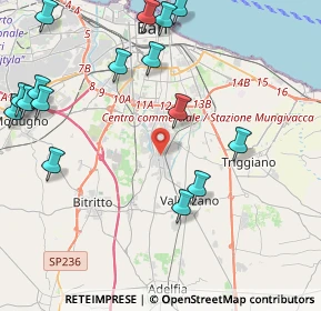 Mappa Via di Venere Domenico, 70129 Bari BA, Italia (5.7325)