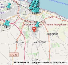 Mappa Via di Venere Domenico, 70129 Bari BA, Italia (5.9065)