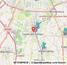 Mappa Via di Venere Domenico, 70129 Bari BA, Italia (3.91333)
