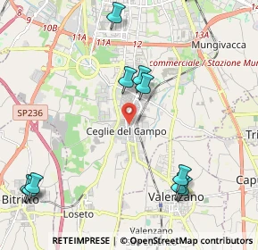Mappa Via di Venere Domenico, 70129 Bari BA, Italia (3.5905)
