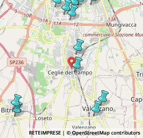 Mappa Via di Venere Domenico, 70129 Bari BA, Italia (3.02917)