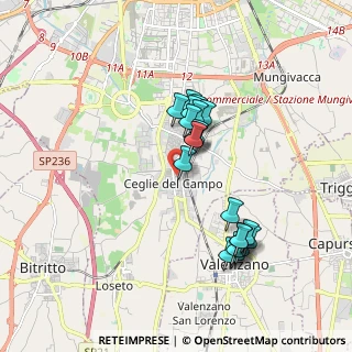 Mappa Via di Venere Domenico, 70129 Bari BA, Italia (1.725)