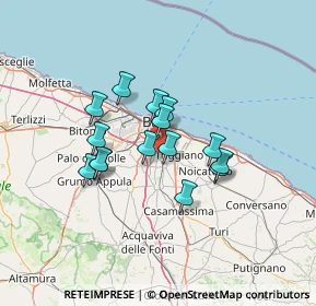 Mappa Via di Venere Domenico, 70129 Bari BA, Italia (10.83267)