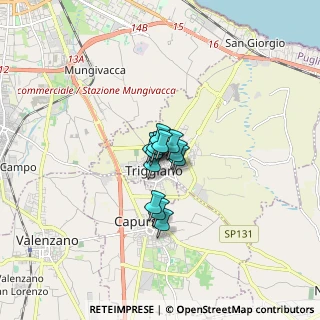 Mappa Via del Carmelo, 70019 Triggiano BA, Italia (0.77667)