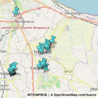 Mappa Via Giovanni Verga, 70019 Triggiano BA, Italia (2.792)