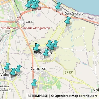 Mappa Via Giovanni Verga, 70019 Triggiano BA, Italia (2.7895)