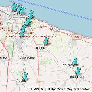 Mappa Via Carpaccio, 70019 Triggiano BA, Italia (6.42714)