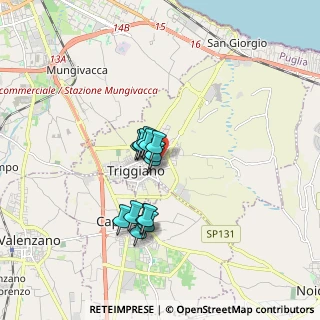 Mappa Via Carpaccio, 70019 Triggiano BA, Italia (1.32071)