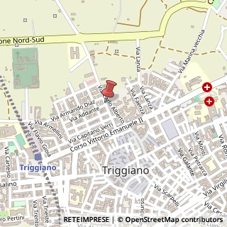 Mappa Via Sergente Maggiore Addante, 49, 70019 Triggiano, Bari (Puglia)