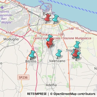 Mappa Via di Ceglie del Campo Settembrini, 70129 Bari BA, Italia (3.83)
