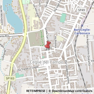 Mappa Via Sant'Angelo, 18, 70129 Bari, Bari (Puglia)