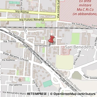 Mappa Via Ferrarecce,  137, 81100 Caserta, Caserta (Campania)