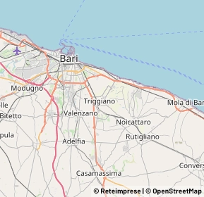 Mappa 70019 Triggiano BA, Italia (6.62)