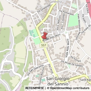 Mappa I° Traversa Via Aldo Moro, 2, 82018 San Giorgio del Sannio, Benevento (Campania)