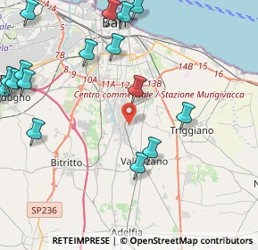 Mappa Via Angelantonio Quaranta, 70129 Bari BA, Italia (5.90625)