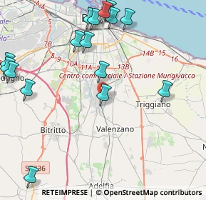 Mappa Via Angelantonio Quaranta, 70129 Bari BA, Italia (5.65063)
