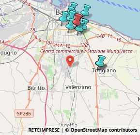 Mappa Via Angelantonio Quaranta, 70129 Bari BA, Italia (4.51286)