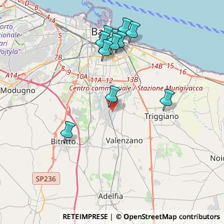 Mappa Via Angelantonio Quaranta, 70129 Bari BA, Italia (4.54182)