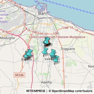 Mappa Via Angelantonio Quaranta, 70129 Bari BA, Italia (2.46)