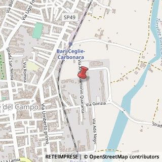 Mappa Via Angelantonio Quaranta, 2, 70129 Bari, Bari (Puglia)