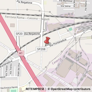 Mappa Via Ponteselice, 33, 81100 Casagiove, Caserta (Campania)