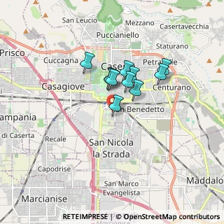 Mappa Via Tevere, 81100 Caserta CE, Italia (1.24455)