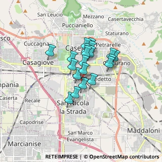 Mappa Via Ignazio Silone, 81100 Caserta CE, Italia (1.2285)