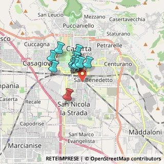 Mappa Via Ignazio Silone, 81100 Caserta CE, Italia (1.09923)