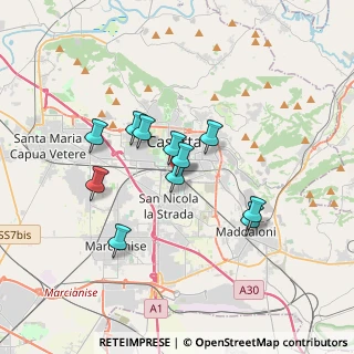 Mappa Viale Abramo Lincoln, 81100 Caserta CE, Italia (3.00182)