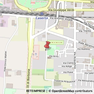 Mappa Via Feudo di San Martino, 3, 81100 Caserta, Caserta (Campania)