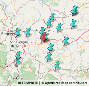 Mappa Dir. Nord-Est, 83035 Grottaminarda AV, Italia (16.98944)