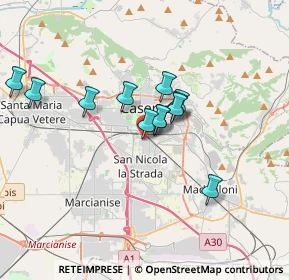 Mappa Via Avellino, 81100 Caserta CE, Italia (2.9225)