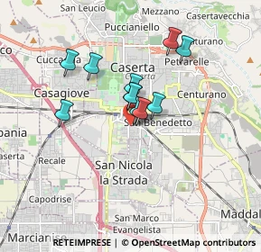 Mappa Via Avellino, 81100 Caserta CE, Italia (1.32364)