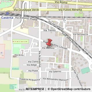 Mappa Via Avellino, 14, 81100 Caserta, Caserta (Campania)