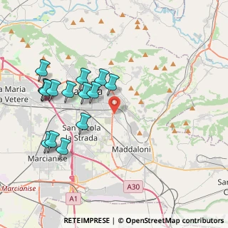 Mappa Via Giovanni Gentile, 81100 Caserta CE, Italia (4.48467)