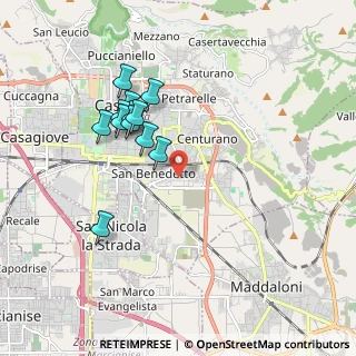 Mappa Via Eduardo Mele, 81100 Caserta CE, Italia (1.82833)