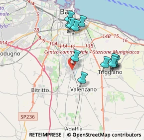 Mappa Vico II Fiume, 70129 Bari BA, Italia (3.87583)