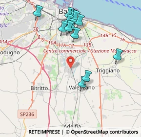 Mappa Vico II Fiume, 70129 Bari BA, Italia (4.42077)