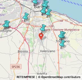 Mappa Vico II Fiume, 70129 Bari BA, Italia (5.21)