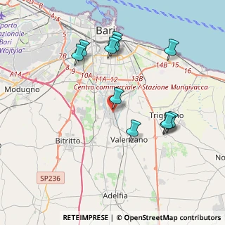 Mappa Vico II Fiume, 70129 Bari BA, Italia (4.24545)