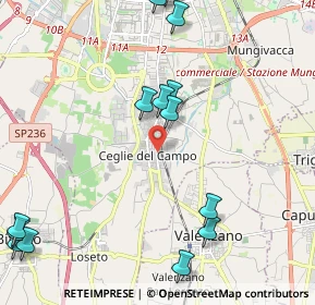 Mappa Vico II Fiume, 70129 Bari BA, Italia (2.95571)