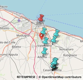 Mappa Vico II Fiume, 70129 Bari BA, Italia (9.23643)