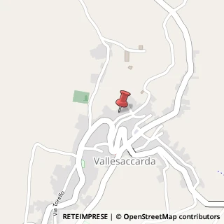 Mappa Via Mancini, 140, 83050 Vallesaccarda, Avellino (Campania)