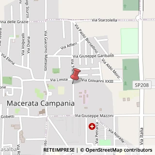 Mappa Via Trieste,  33, 81047 Macerata Campania, Caserta (Campania)