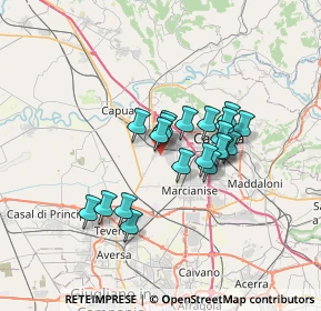 Mappa Via Siata, 81055 Santa Maria Capua Vetere CE, Italia (5.54)