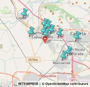 Mappa Via Siata, 81055 Santa Maria Capua Vetere CE, Italia (3.32545)